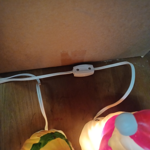 Vintage christmas ceramic light up angel santa clause - Picture 3 of 3